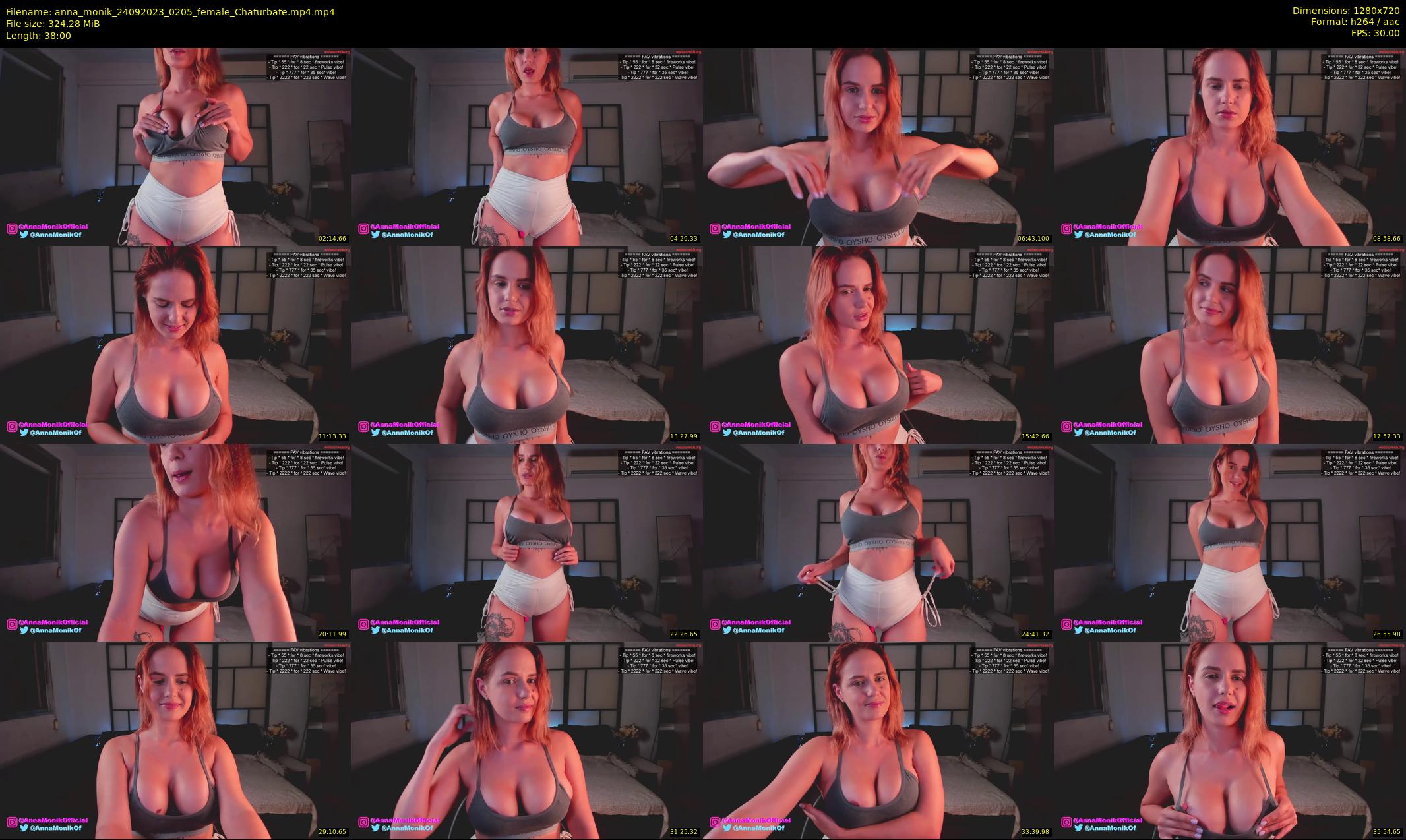 anna_monik — 38 minute Chaturbate couple cam show recording, 720p, Sep 24, 2023