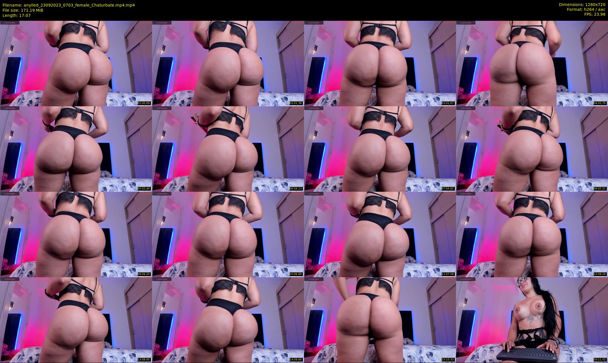 anyiled — 18 minute Chaturbate female cam show recording, 720p, Sep 23, 2023