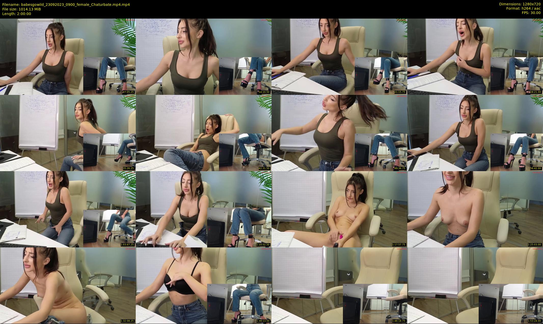 babesgowild — 120 minute Chaturbate couple cam show recording, 720p, Sep 23, 2023