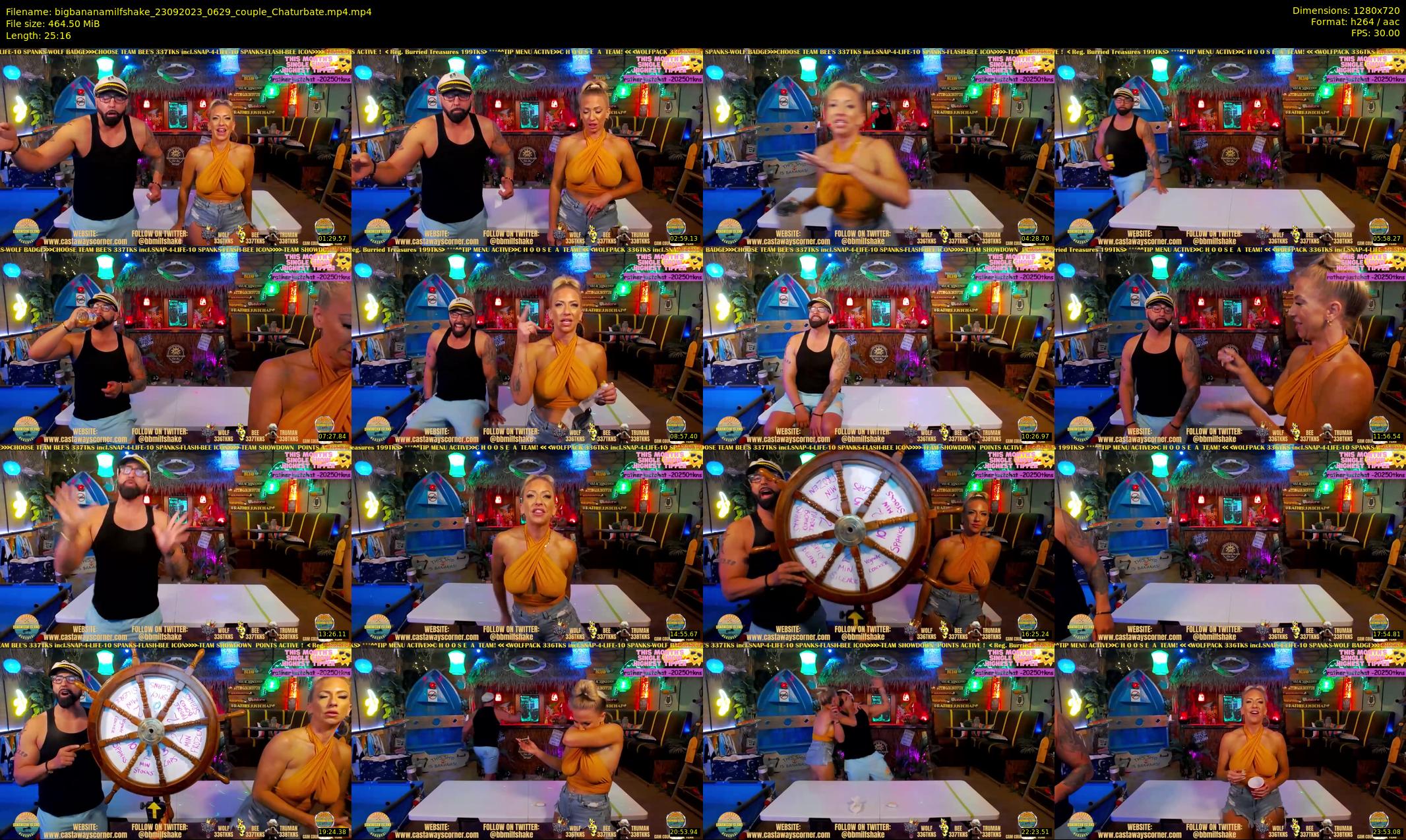 bigbananamilfshake — 26 minute Chaturbate couple cam show recording, 720p, Sep 23, 2023