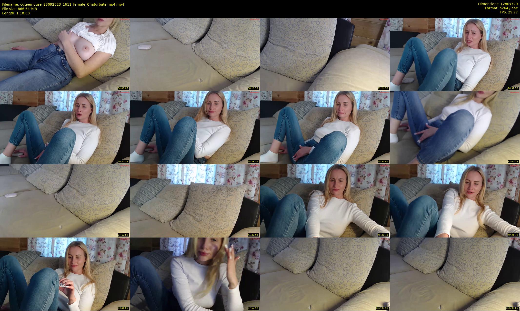 cuteemouse — 70 minute Chaturbate female cam show recording, 720p, Sep 23, 2023