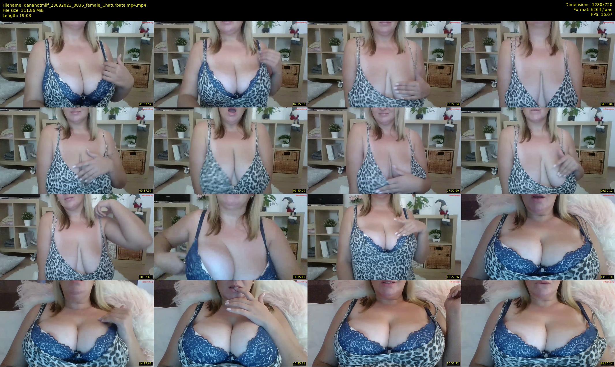 danahotmilf — 20 minute Chaturbate female cam show recording, 720p, Sep 23, 2023