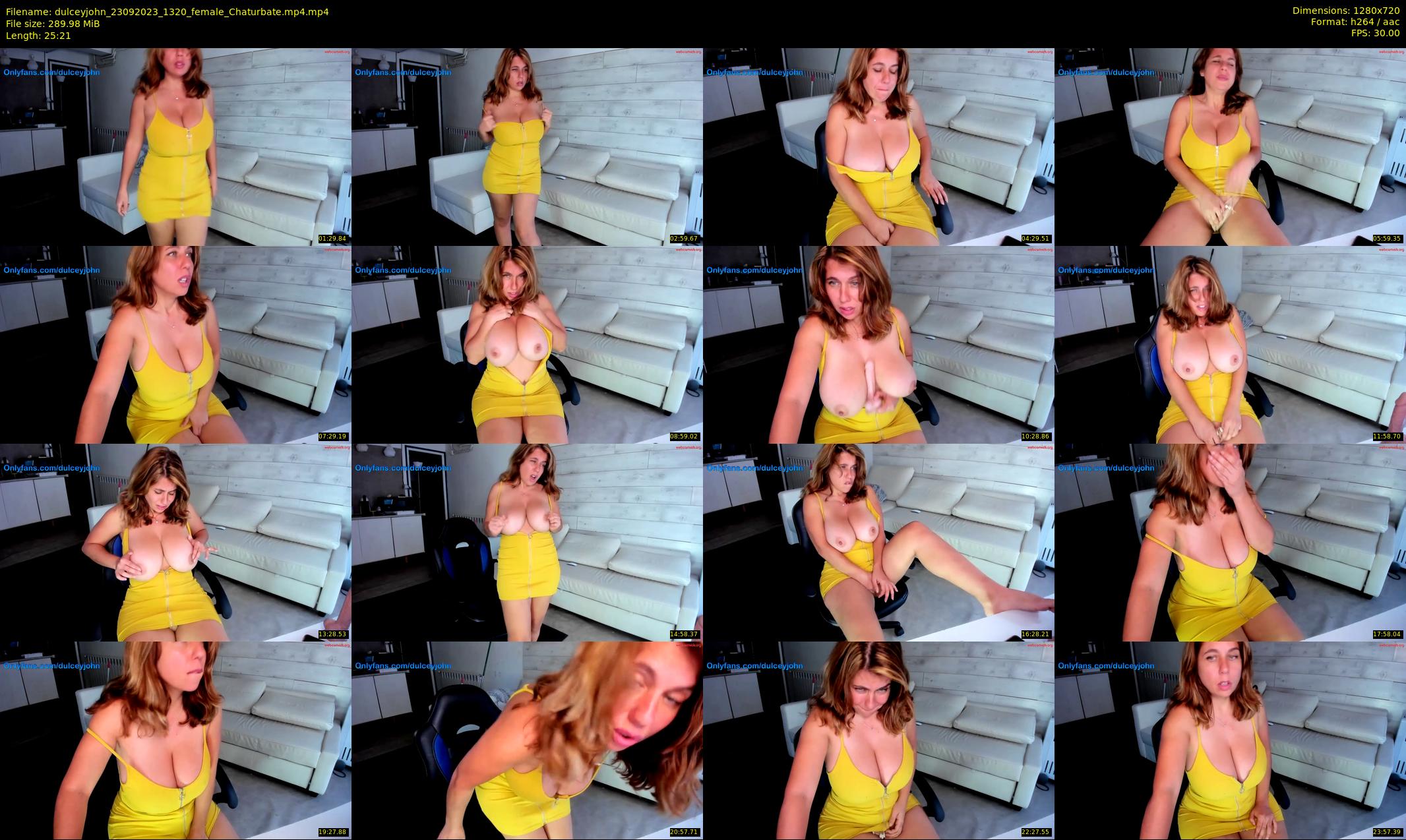 dulceyjohn — 26 minute Chaturbate female cam show recording, 720p, Sep 23, 2023