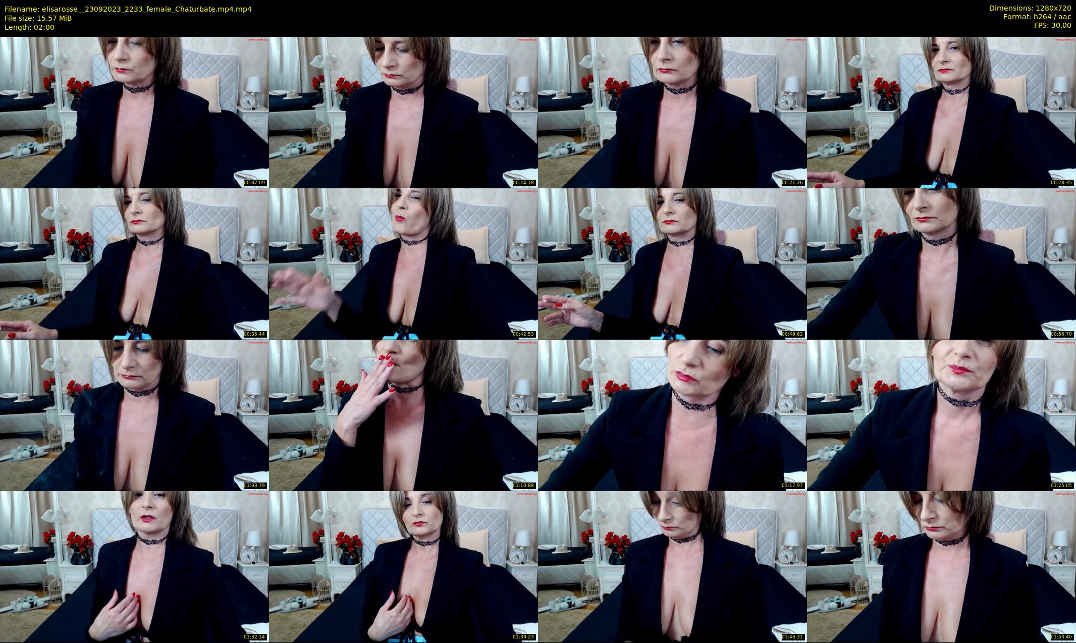elisarosse_ — 2 minute Chaturbate female cam show recording, 720p, Sep 23, 2023