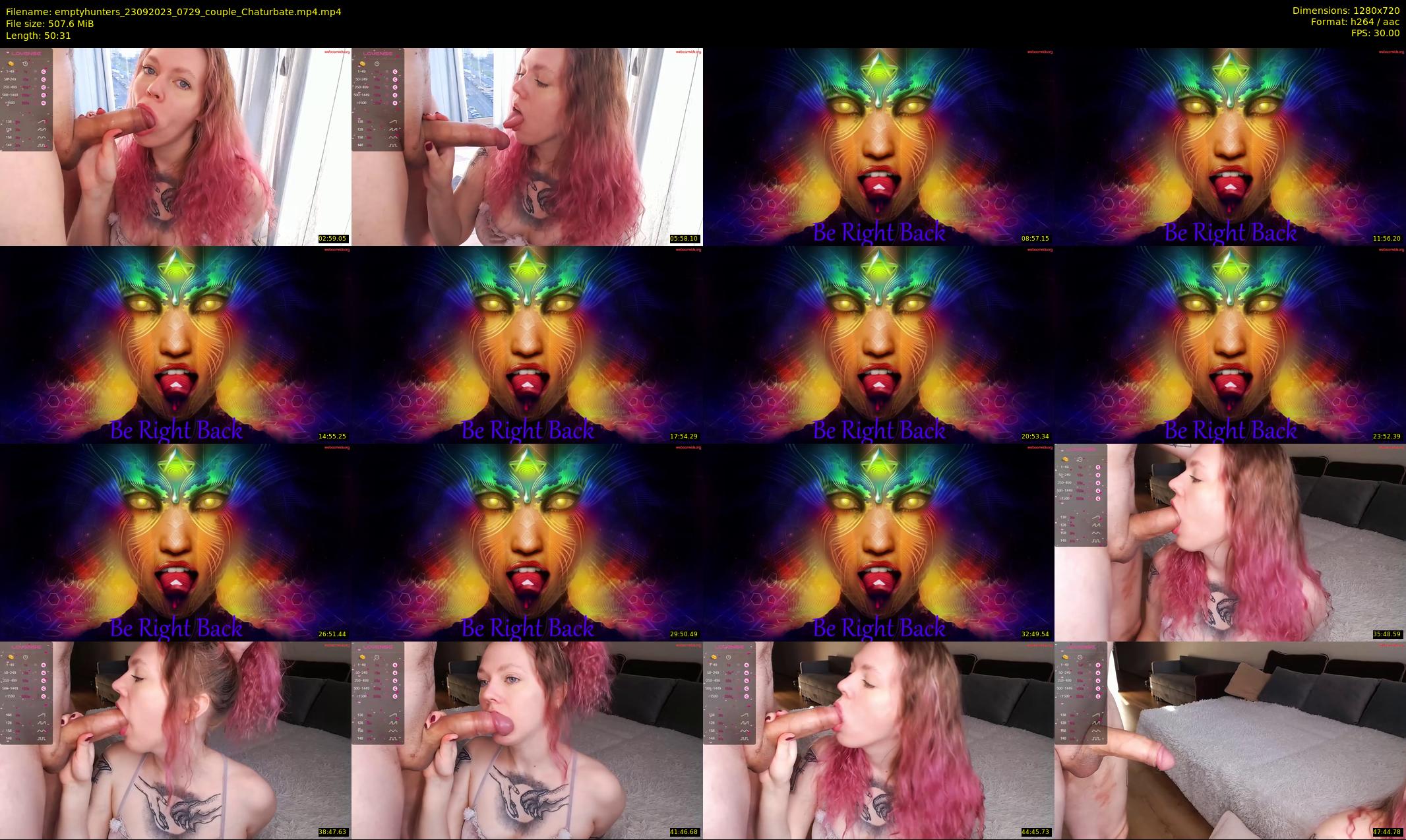 emptyhunters — 51 minute Chaturbate couple cam show recording, 720p, Sep 23, 2023