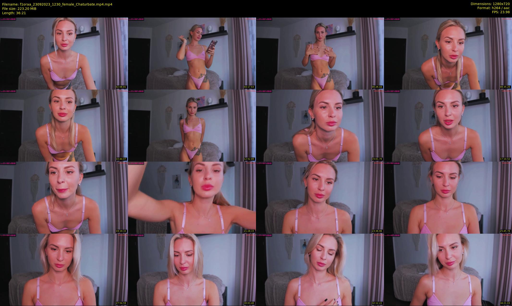 f1oraa — 37 minute Chaturbate female cam show recording, 720p, Sep 23, 2023