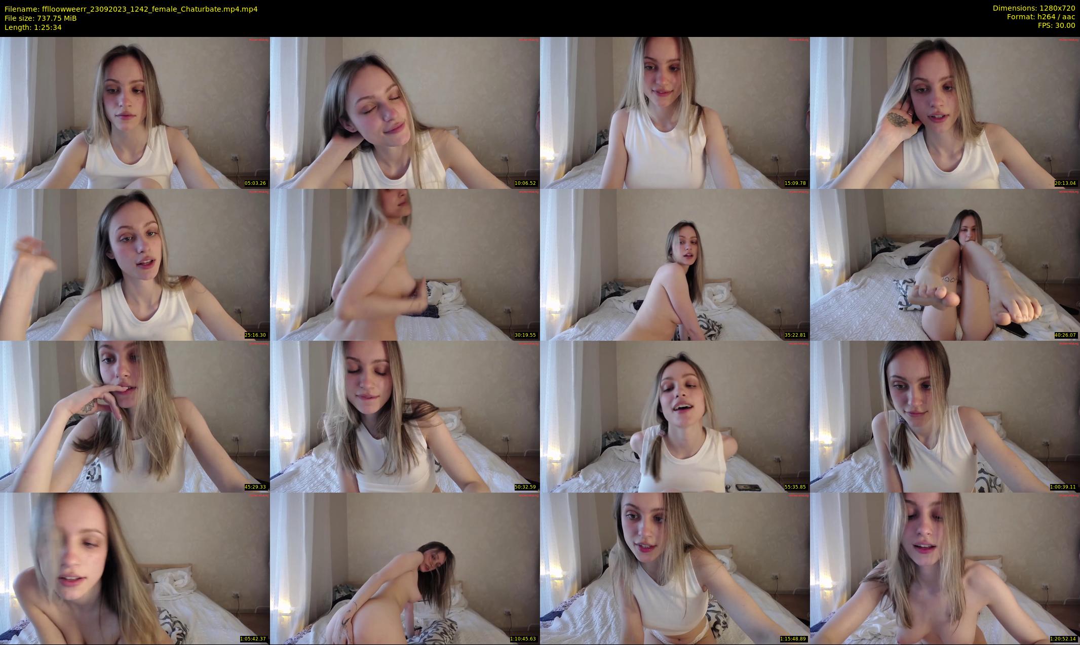 fflloowweerr — 86 minute Chaturbate couple cam show recording, 720p, Sep 23, 2023
