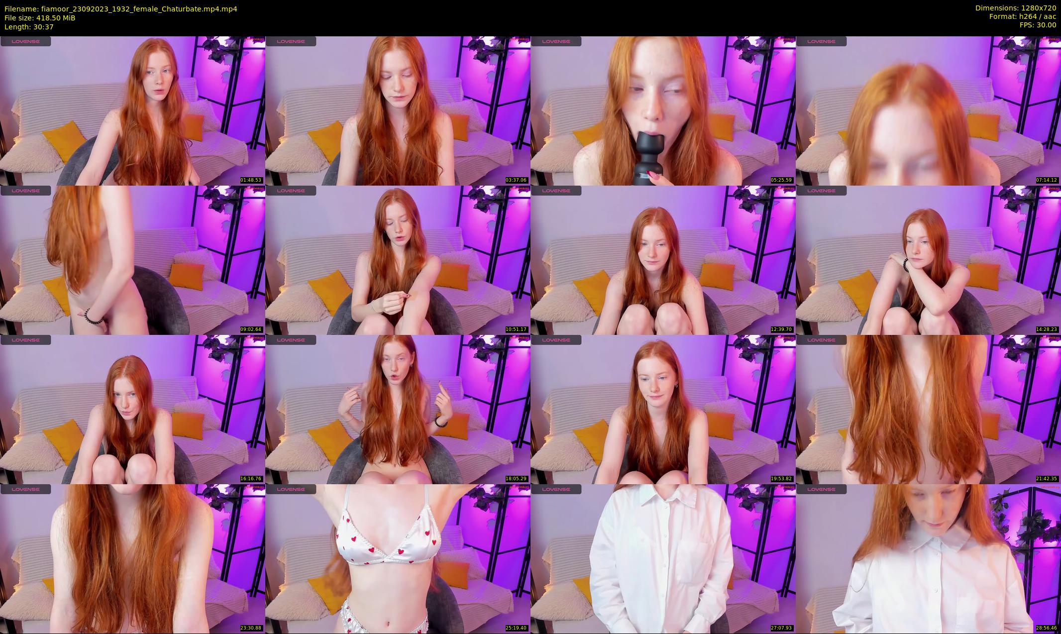 fiamoor — 31 minute Chaturbate female cam show recording, 720p, Sep 23, 2023