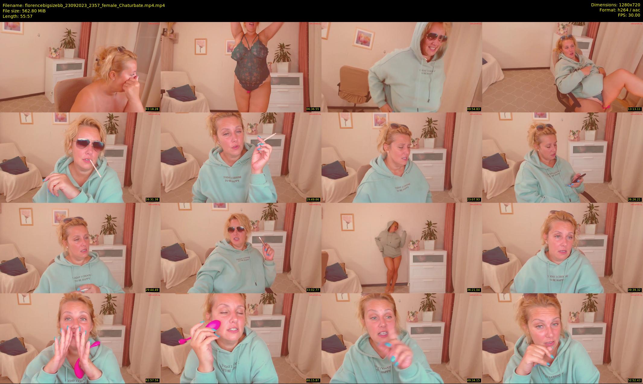 florencebigsizebb — 56 minute Chaturbate female cam show recording, 720p, Sep 23, 2023