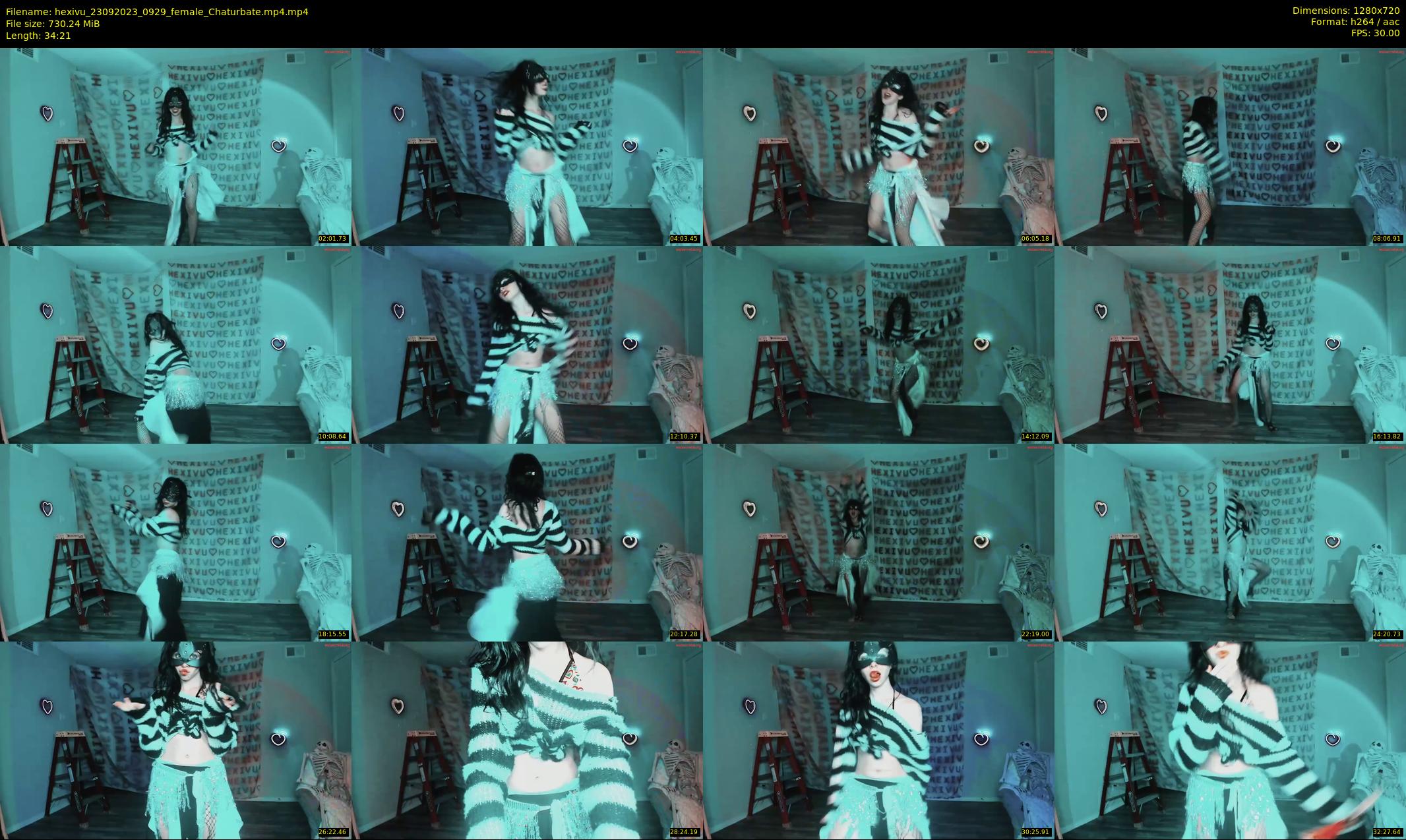 hexivu — 35 minute Chaturbate female cam show recording, 720p, Sep 23, 2023