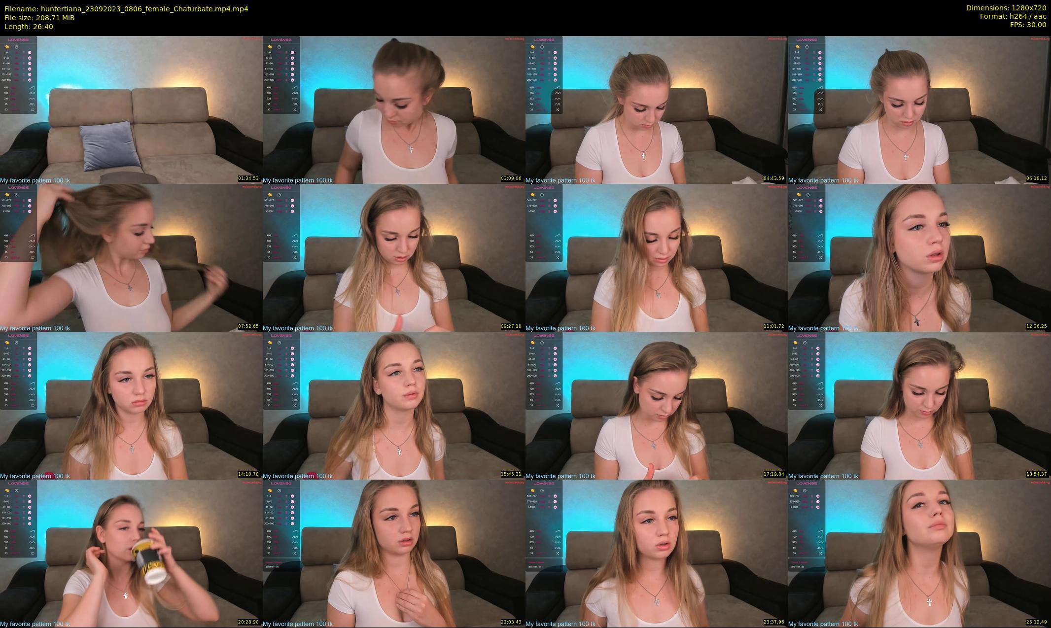 huntertiana — 27 minute Chaturbate female cam show recording, 720p, Sep 23, 2023
