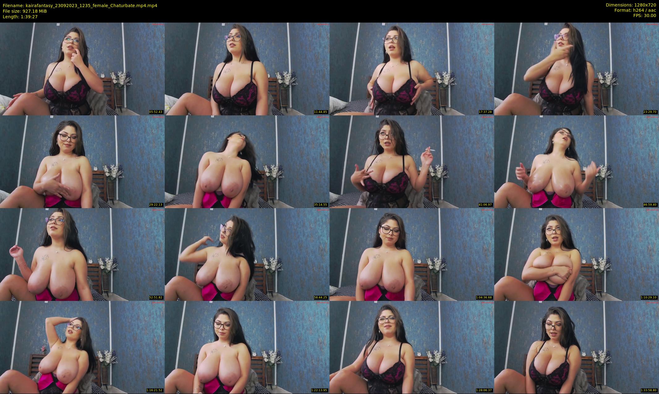kairafantasy — 100 minute Chaturbate female cam show recording, 720p, Sep 23, 2023