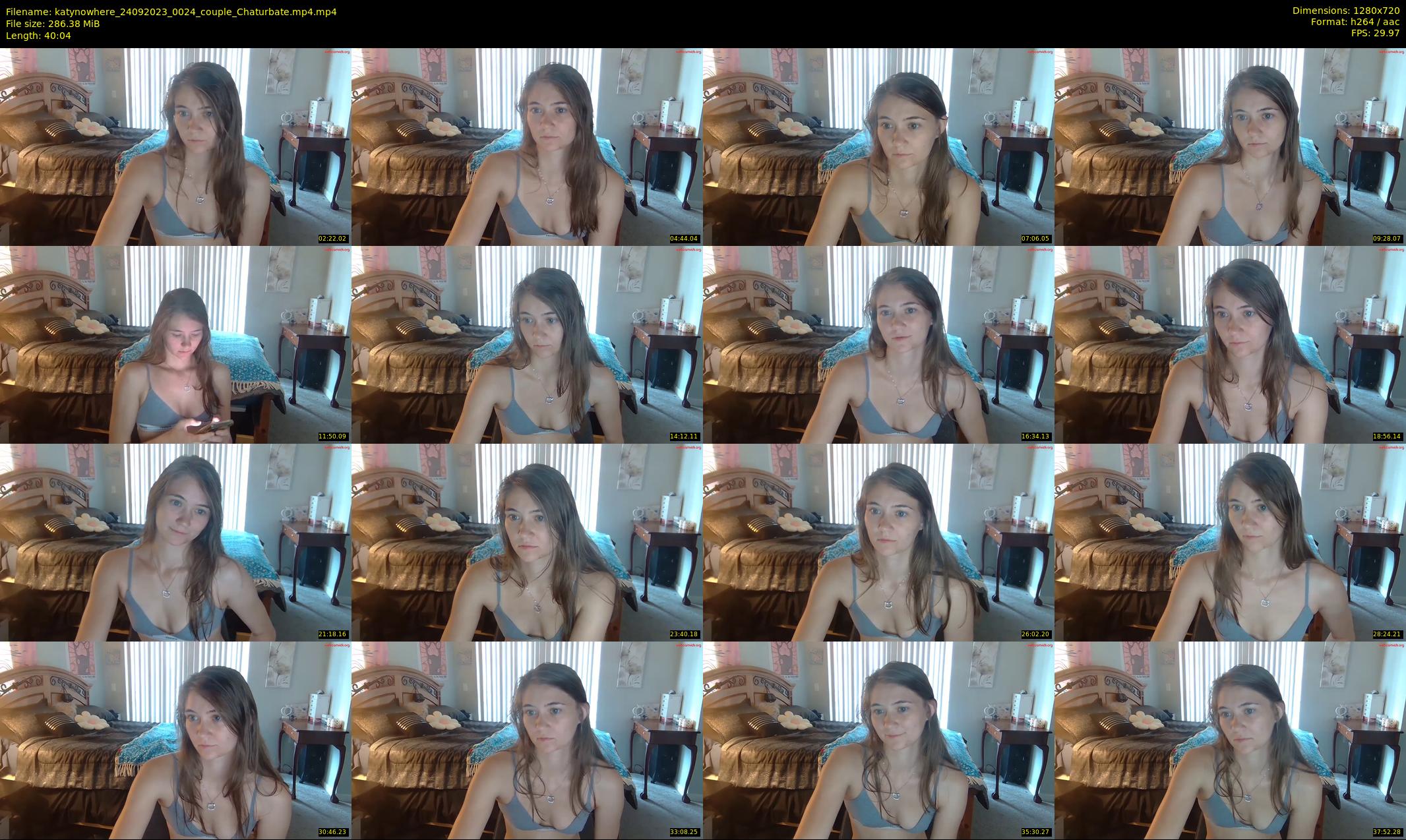 katynowhere — 41 minute Chaturbate female cam show recording, 720p, Sep 24, 2023