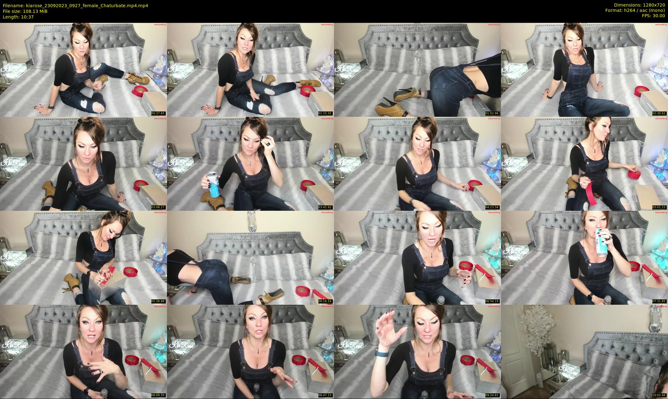 kiarose — 11 minute Chaturbate female cam show recording, 720p, Sep 23, 2023