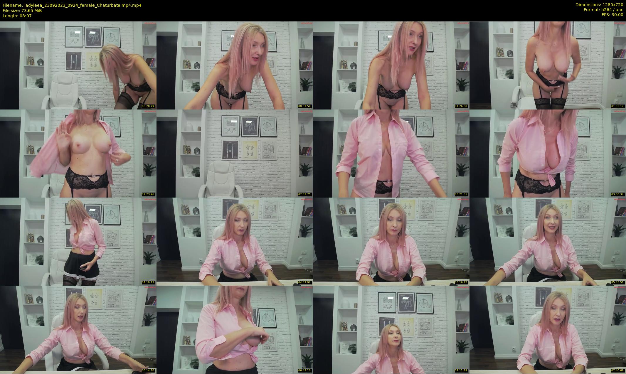 ladyleea — 9 minute Chaturbate female cam show recording, 720p, Sep 23, 2023