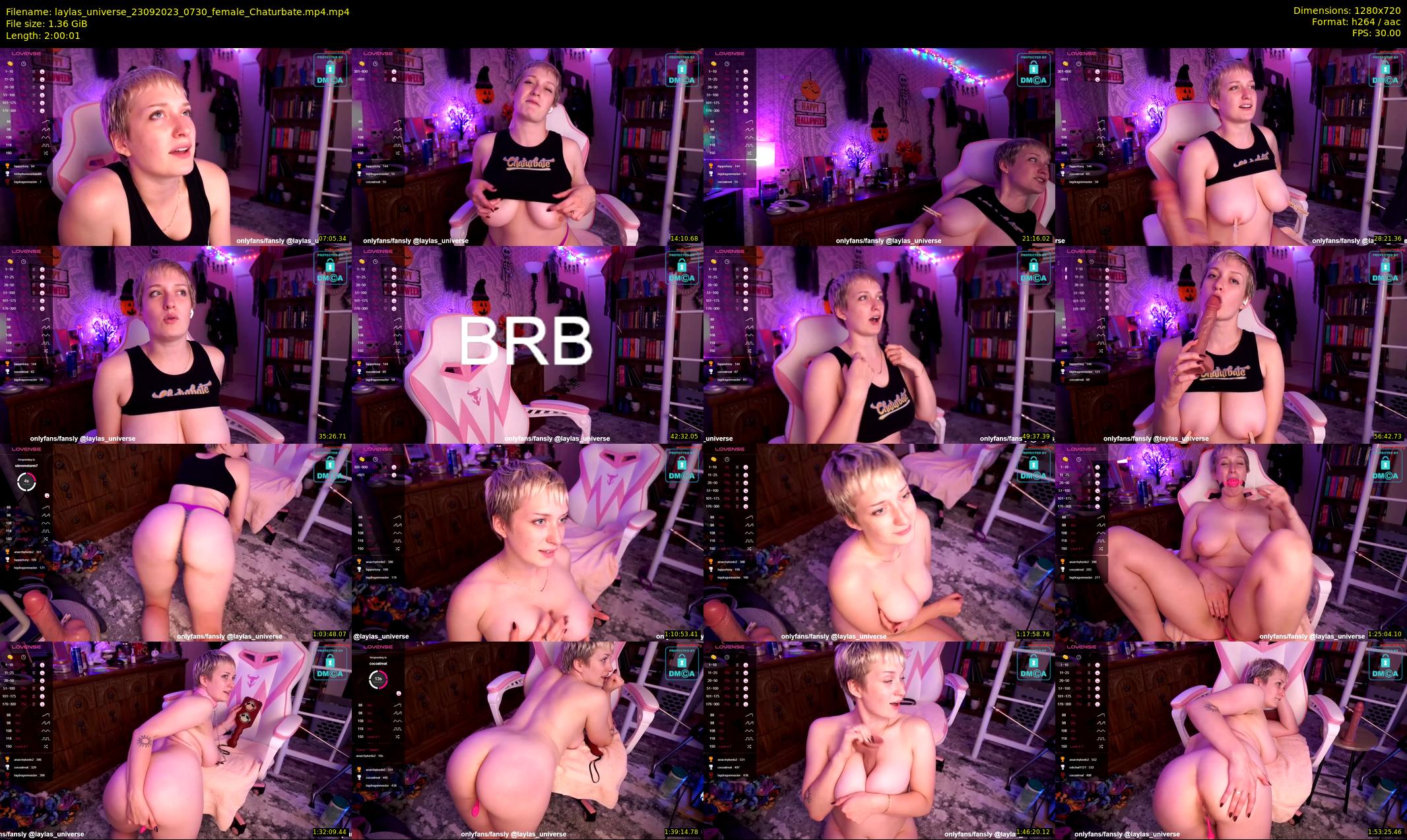 laylas_universe — 121 minute Chaturbate female cam show recording, 720p, Sep 23, 2023