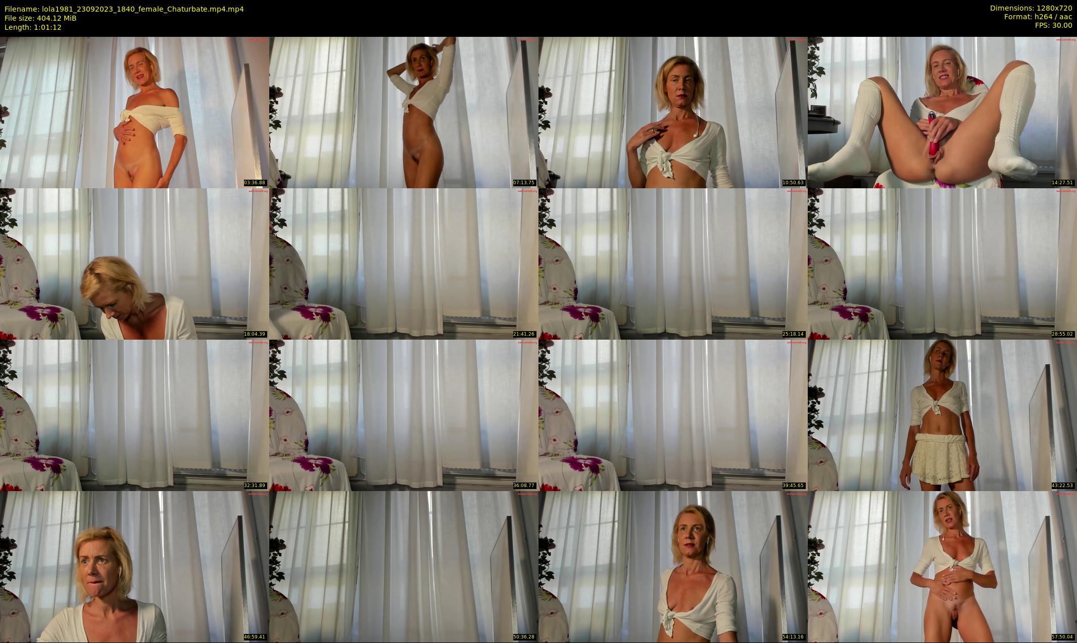 lola1981 — 62 minute Chaturbate female cam show recording, 720p, Sep 23, 2023