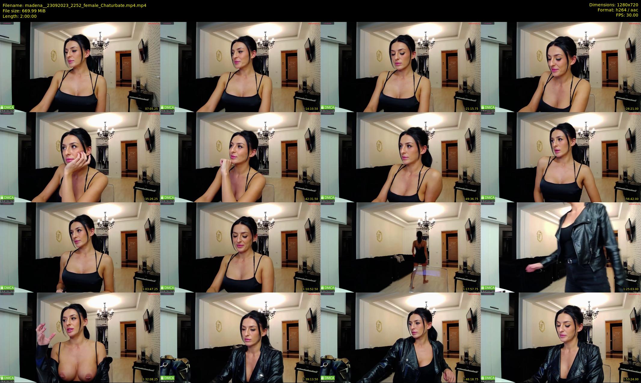 madena_ — 120 minute Chaturbate female cam show recording, 720p, Sep 23, 2023