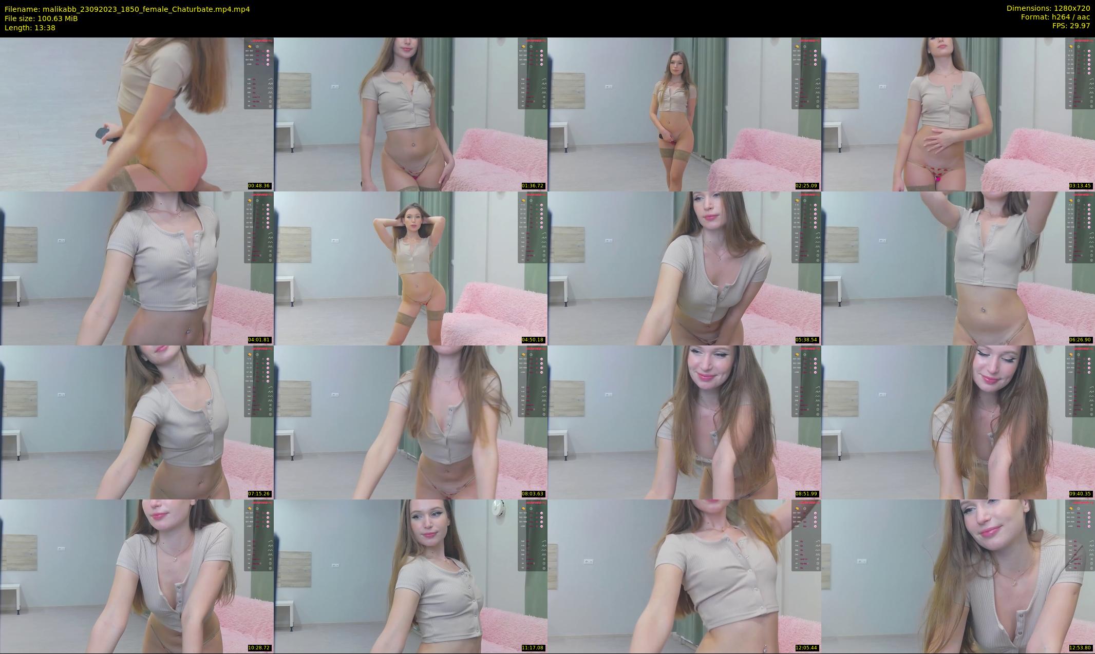 malikabb — 14 minute Chaturbate female cam show recording, 720p, Sep 23, 2023