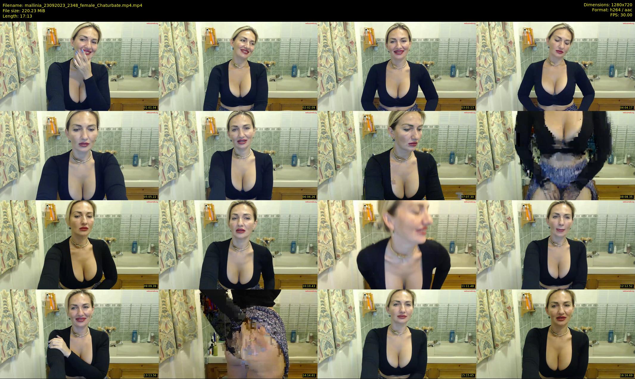 mallinia — 18 minute Chaturbate female cam show recording, 720p, Sep 23, 2023