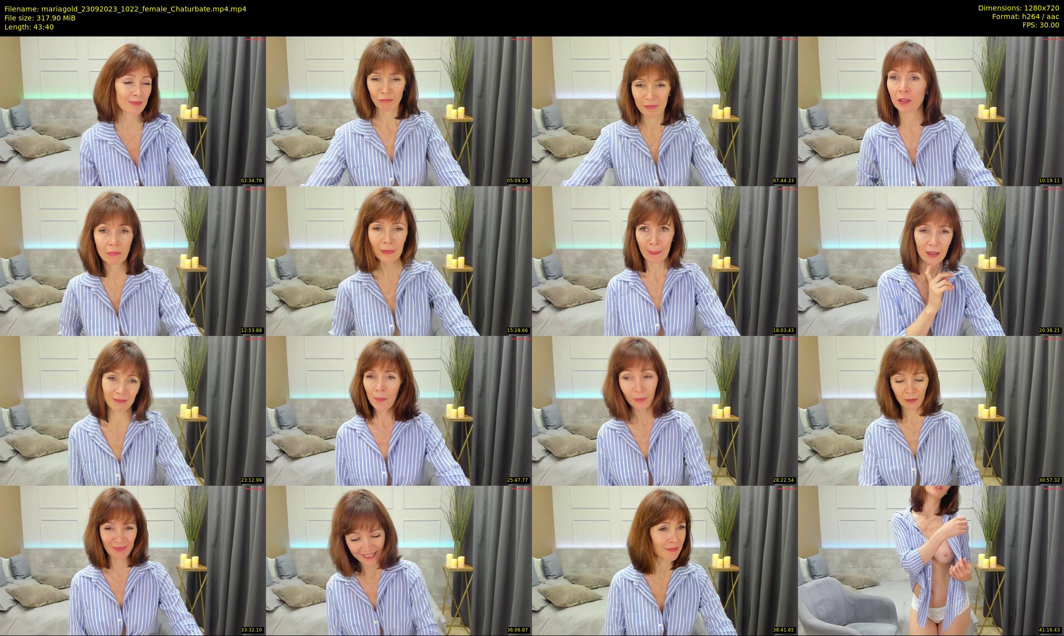 mariagold — 44 minute Chaturbate female cam show recording, 720p, Sep 23, 2023