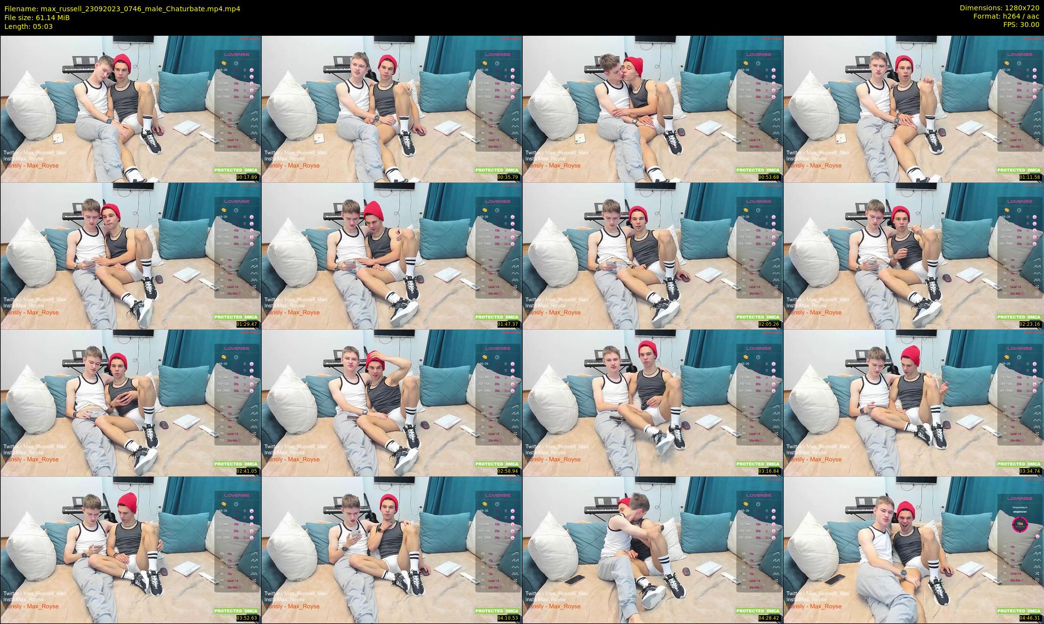 max_russell — 6 minute Chaturbate male cam show recording, 720p, Sep 23, 2023