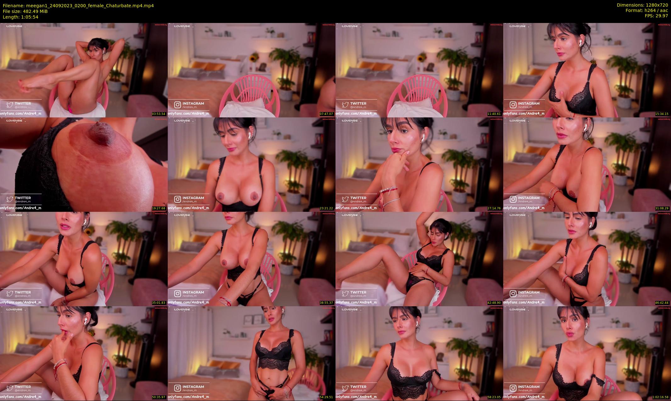 meegan1 — 66 minute Chaturbate female cam show recording, 720p, Sep 24, 2023