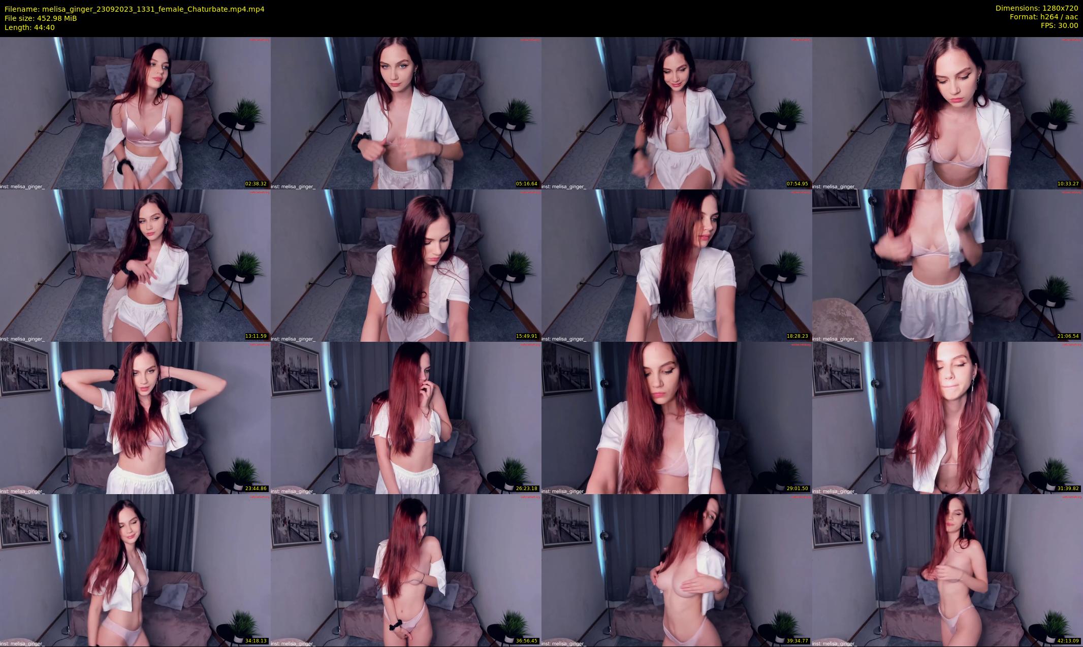 melisa_ginger — 45 minute Chaturbate female cam show recording, 720p, Sep 23, 2023