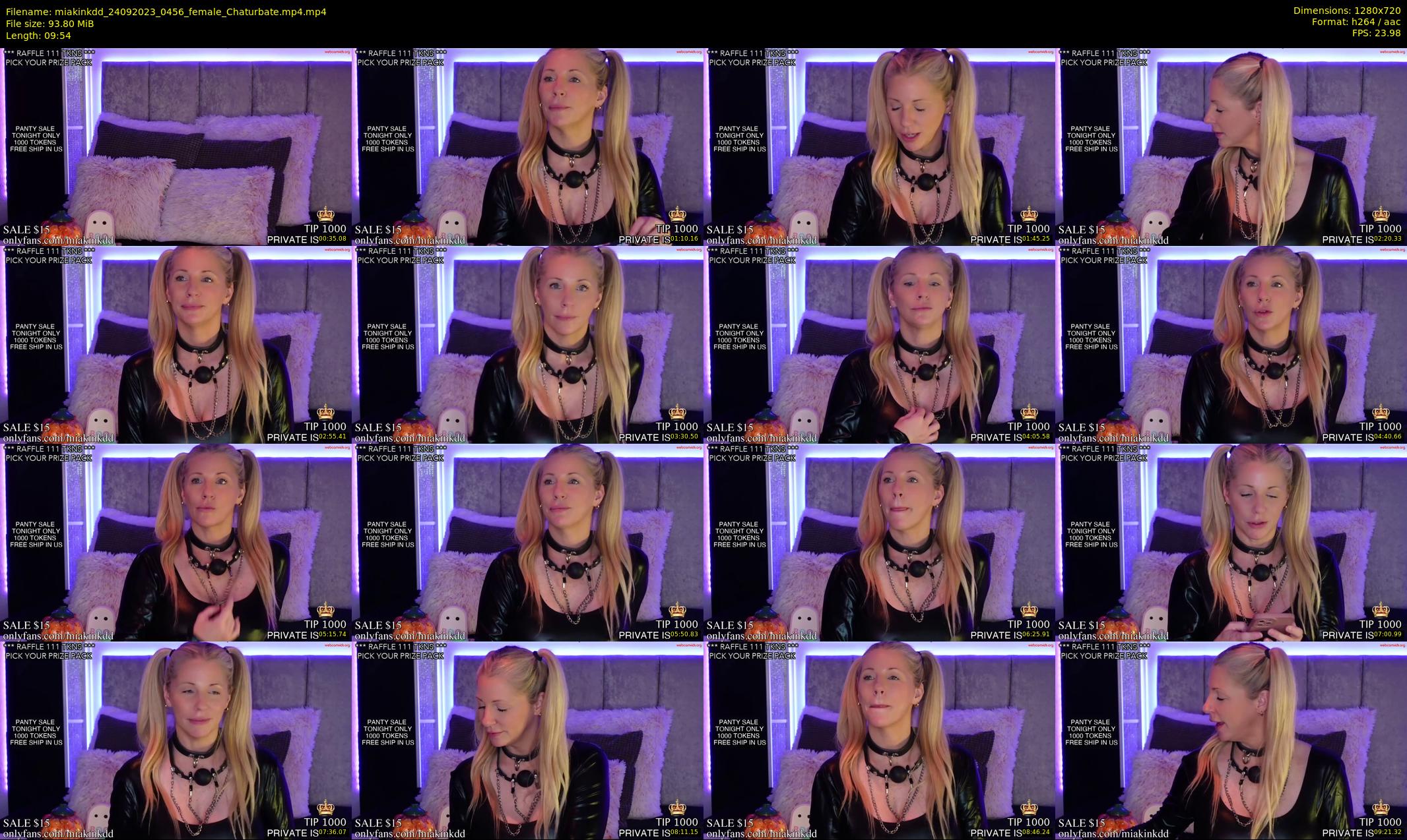 miakinkdd — 10 minute Chaturbate female cam show recording, 720p, Sep 24, 2023
