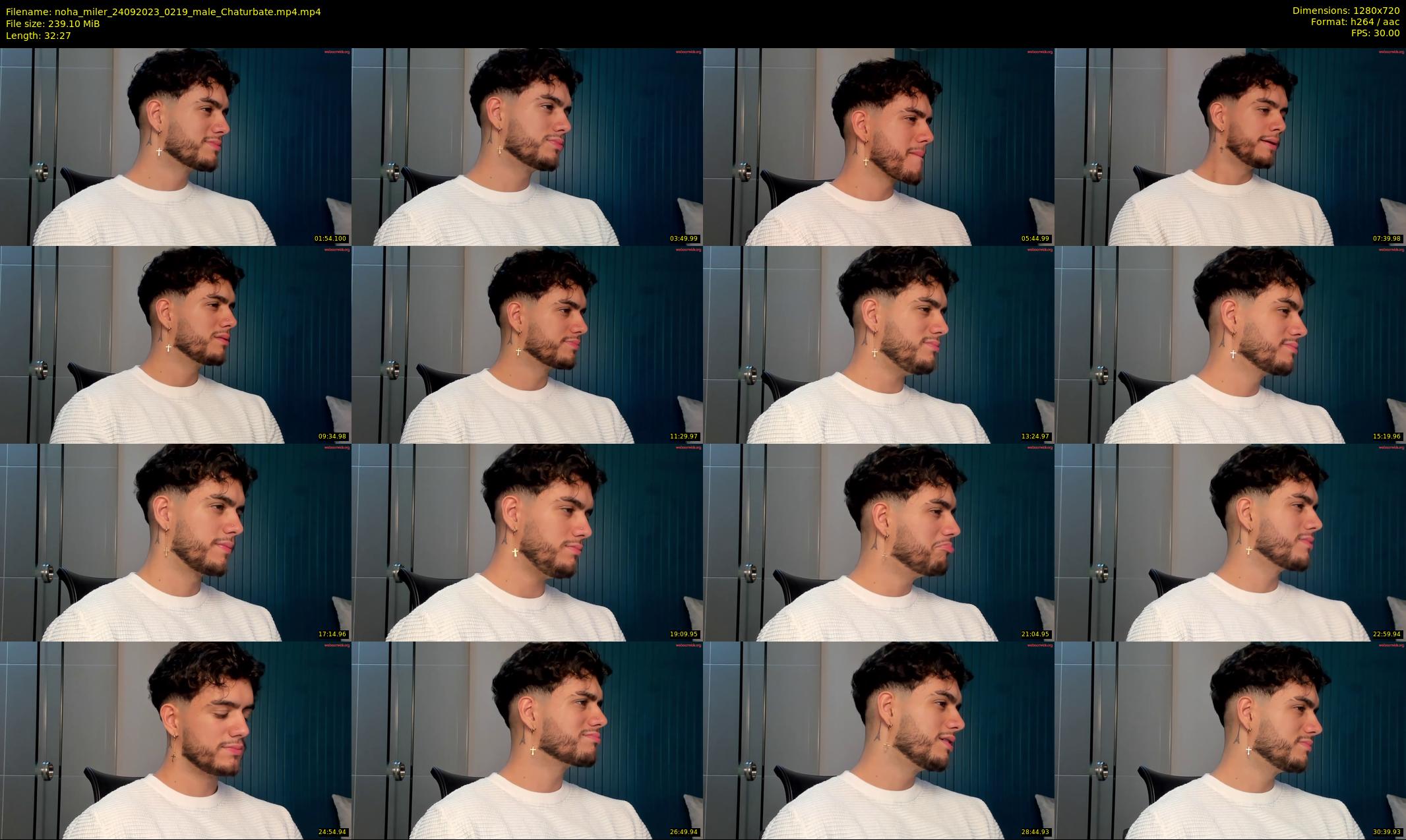 noha_miler — 33 minute Chaturbate male cam show recording, 720p, Sep 24, 2023