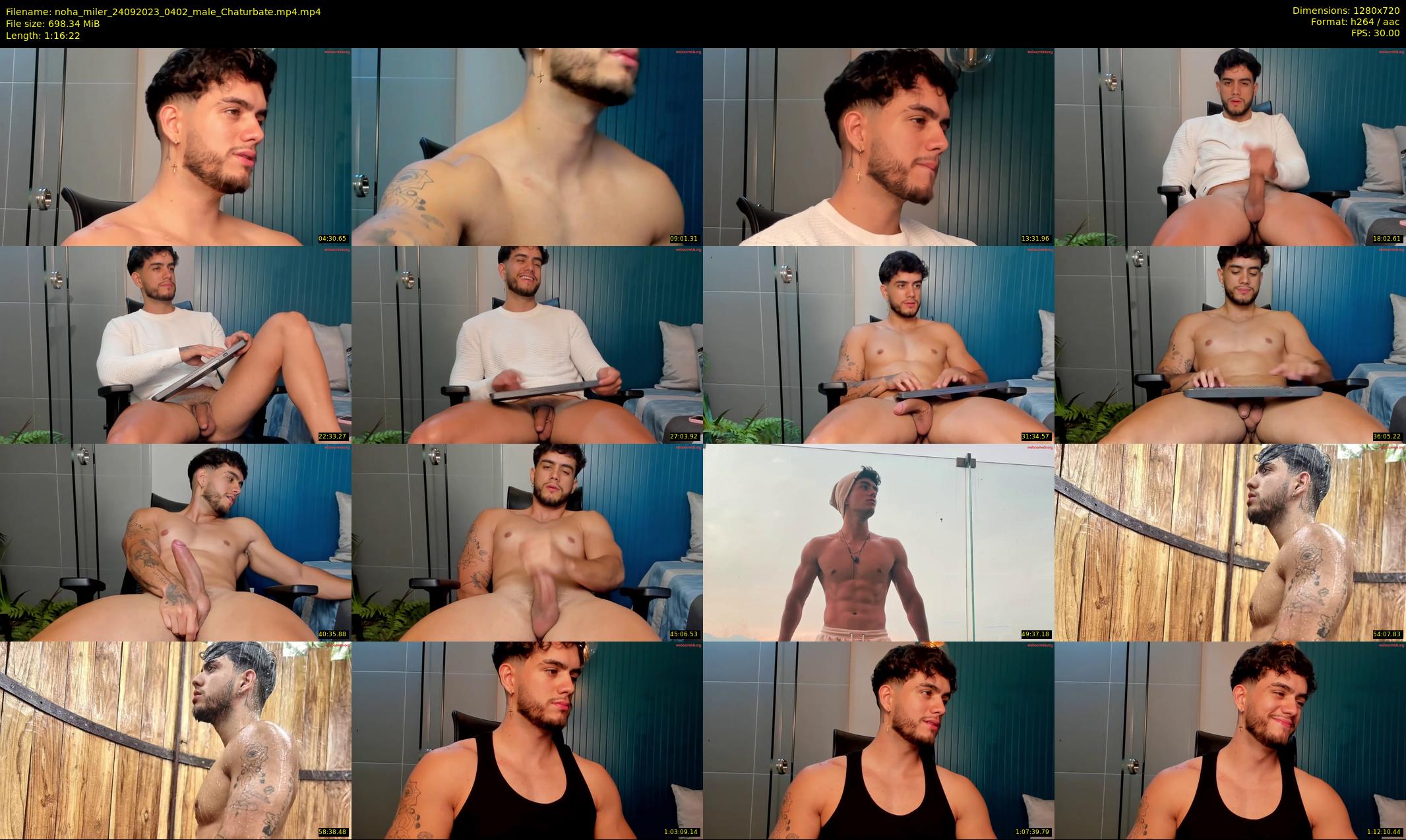 noha_miler — 77 minute Chaturbate male cam show recording, 720p, Sep 24, 2023