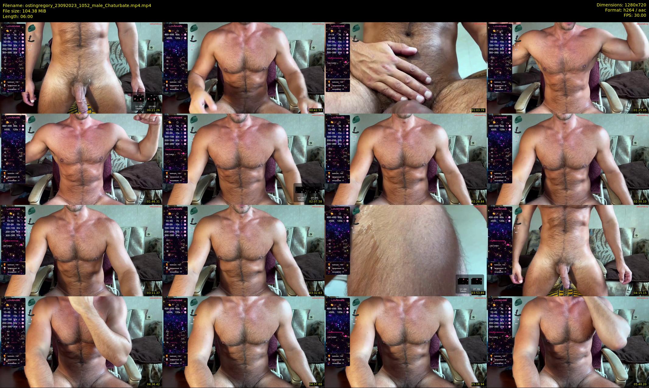 ostingregory — 6 minute Chaturbate male cam show recording, 720p, Sep 23, 2023