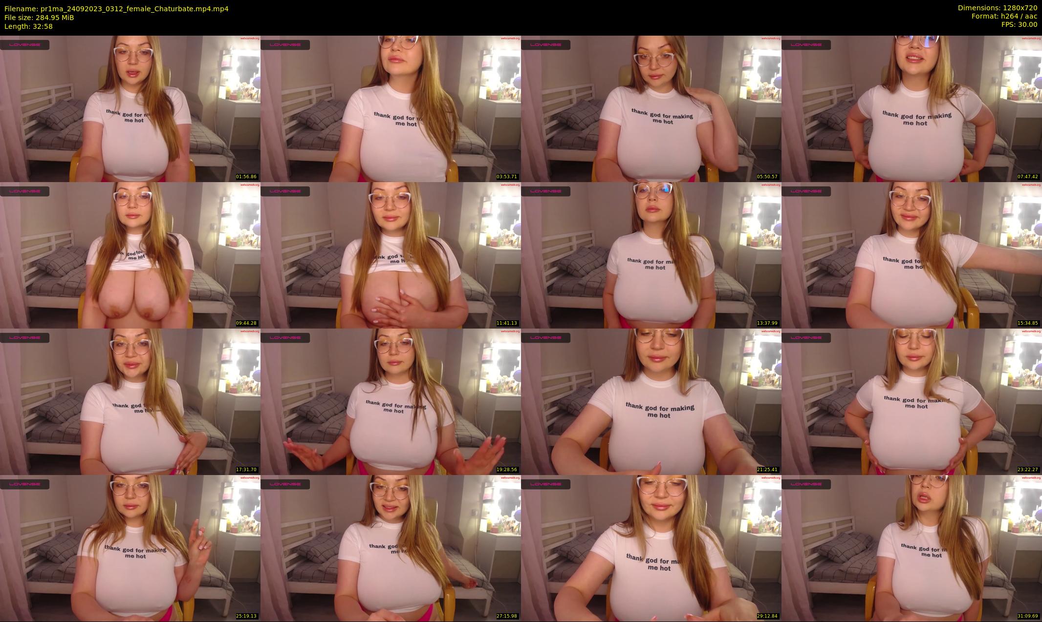 pr1ma — 33 minute Chaturbate female cam show recording, 720p, Sep 24, 2023