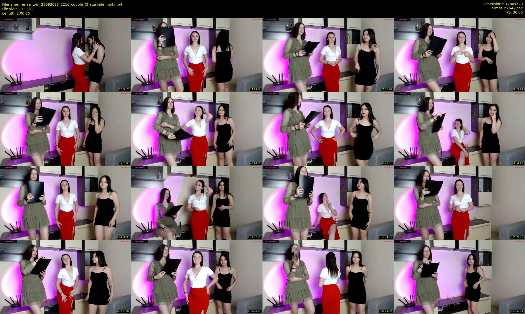 renae_tom — 121 minute Chaturbate couple cam show recording, 720p, Sep 23, 2023