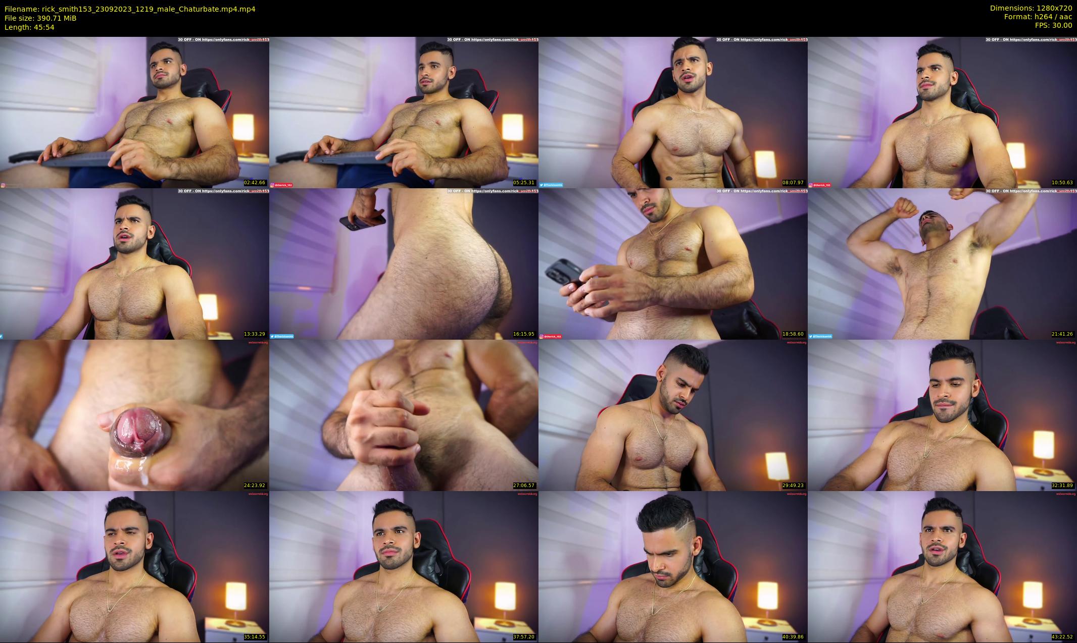 rick_smith153 — 46 minute Chaturbate male cam show recording, 720p, Sep 23, 2023
