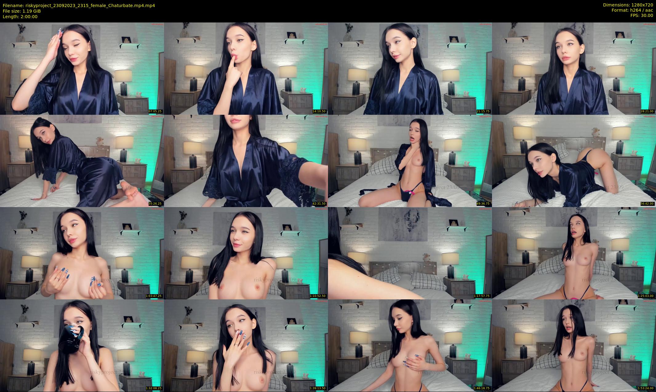 riskyproject — 120 minute Chaturbate couple cam show recording, 720p, Sep 23, 2023