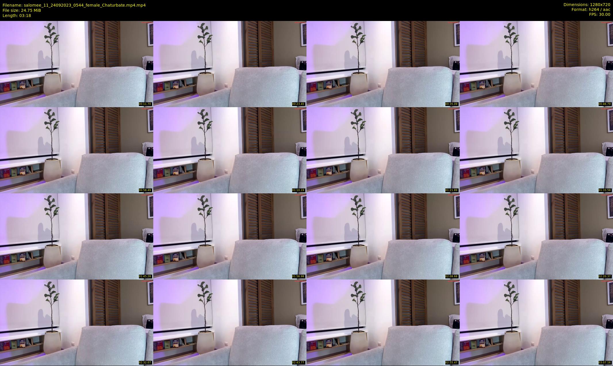 salomee_11 — 4 minute Chaturbate female cam show recording, 720p, Sep 24, 2023