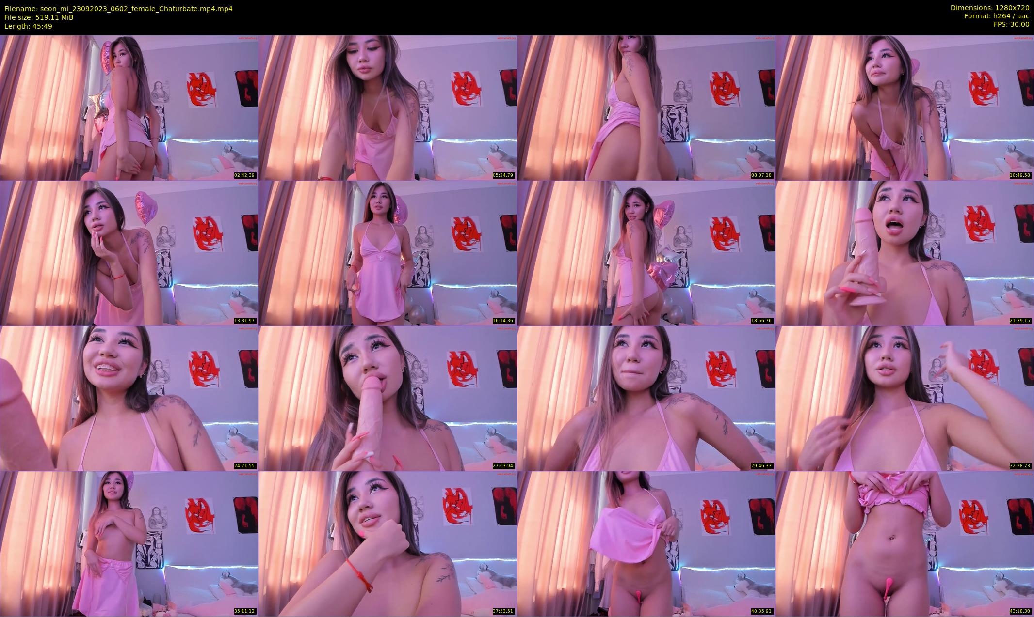 seon_mi — 46 minute Chaturbate female cam show recording, 720p, Sep 23, 2023