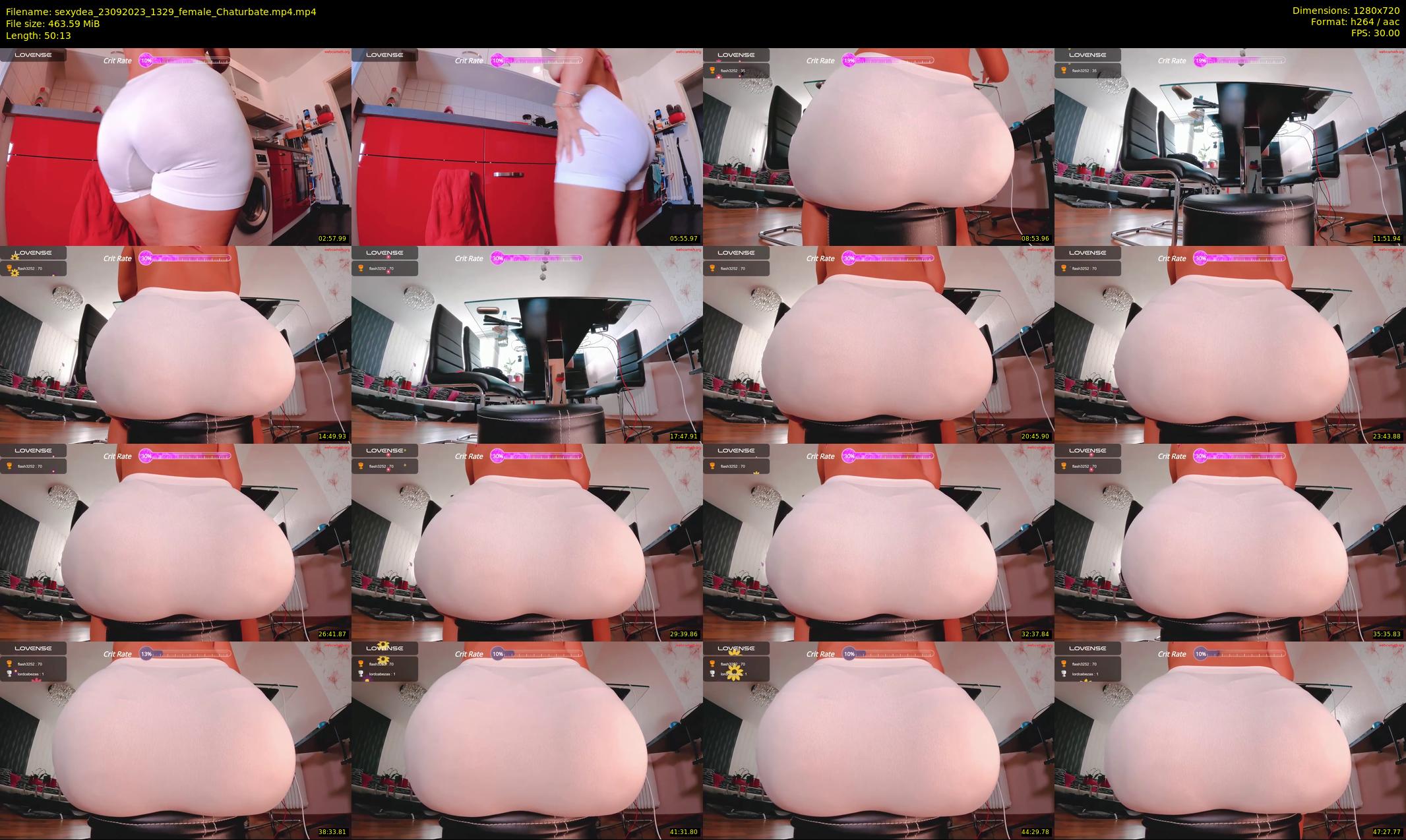 sexydea — 51 minute Chaturbate female cam show recording, 720p, Sep 23, 2023