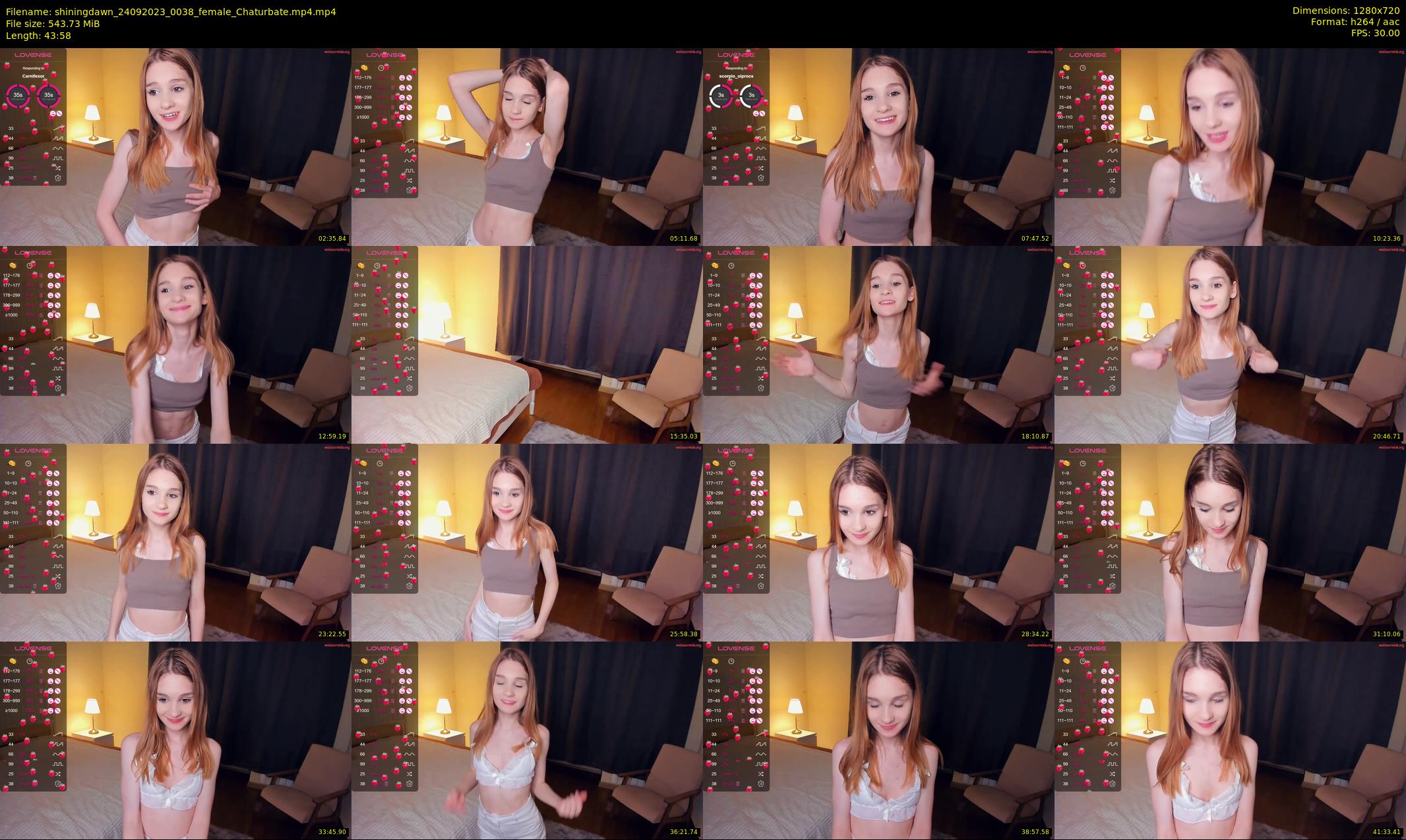 shiningdawn — 44 minute Chaturbate female cam show recording, 720p, Sep 24, 2023