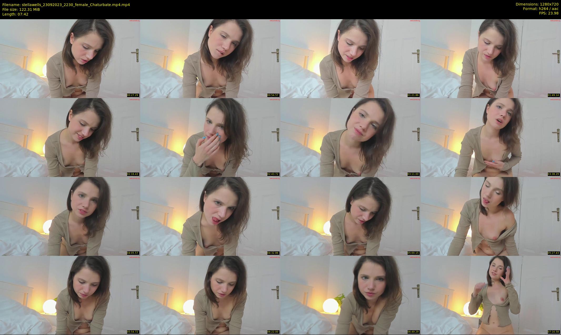 stellawells — 8 minute Chaturbate female cam show recording, 720p, Sep 23, 2023