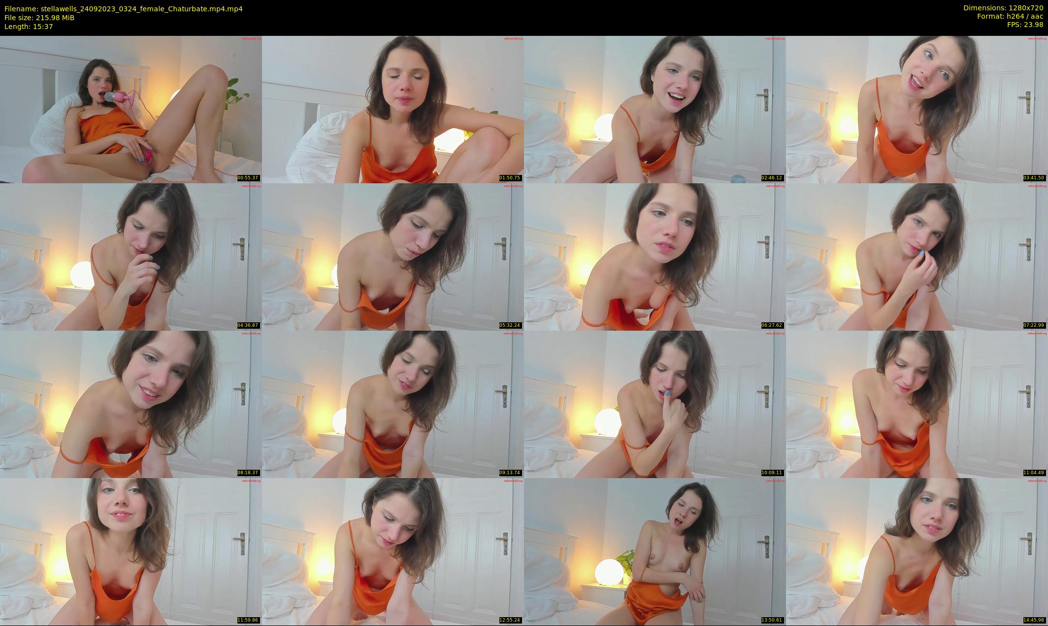 stellawells — 16 minute Chaturbate female cam show recording, 720p, Sep 24, 2023