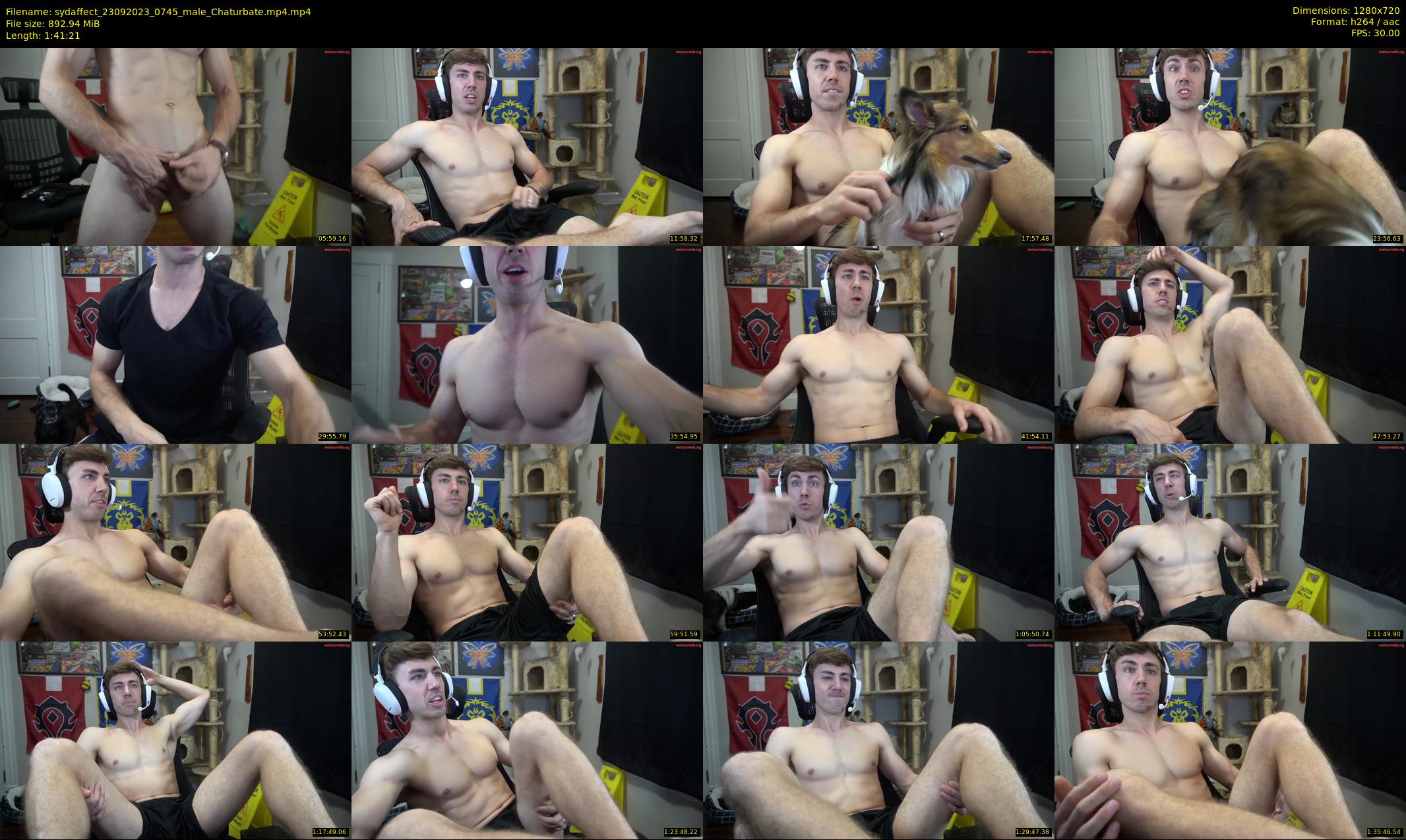 sydaffect — 102 minute Chaturbate male cam show recording, 720p, Sep 23, 2023