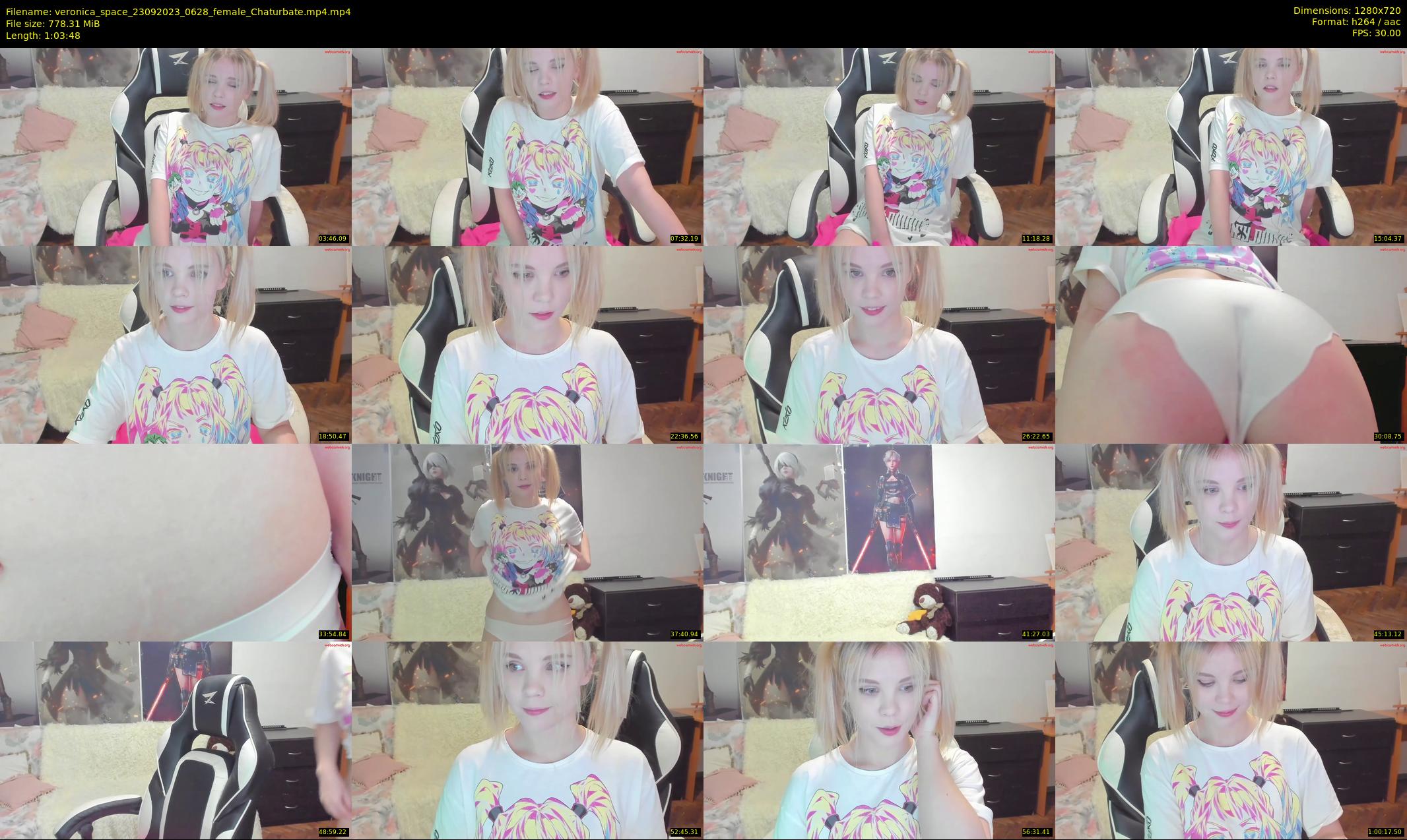 veronica_space — 64 minute Chaturbate female cam show recording, 720p, Sep 23, 2023