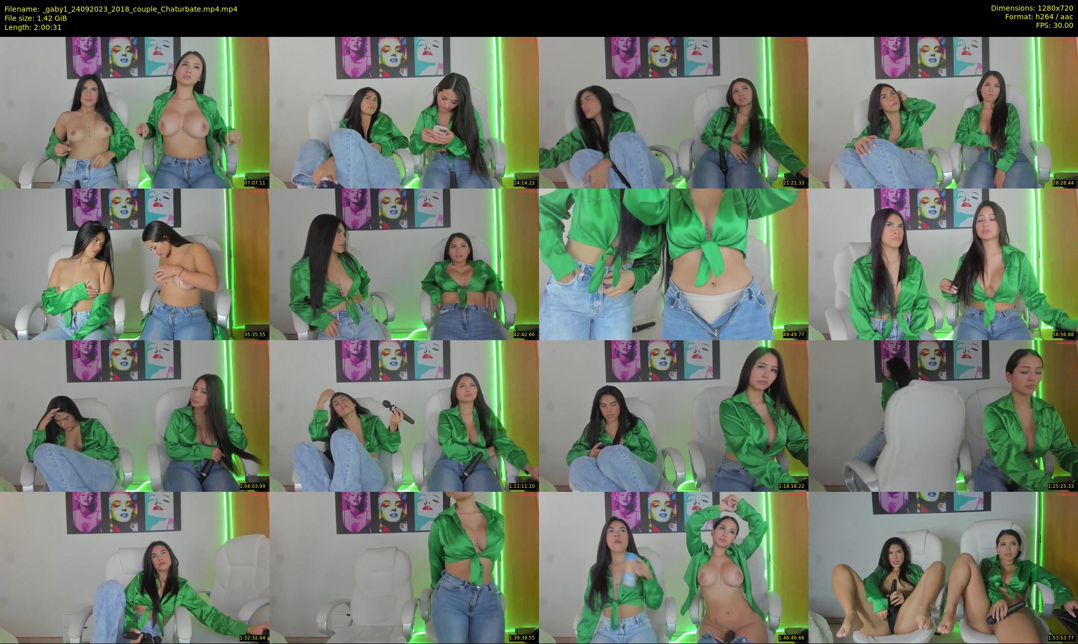 _gaby1 — 121 minute Chaturbate female cam show recording, 720p, Sep 24, 2023