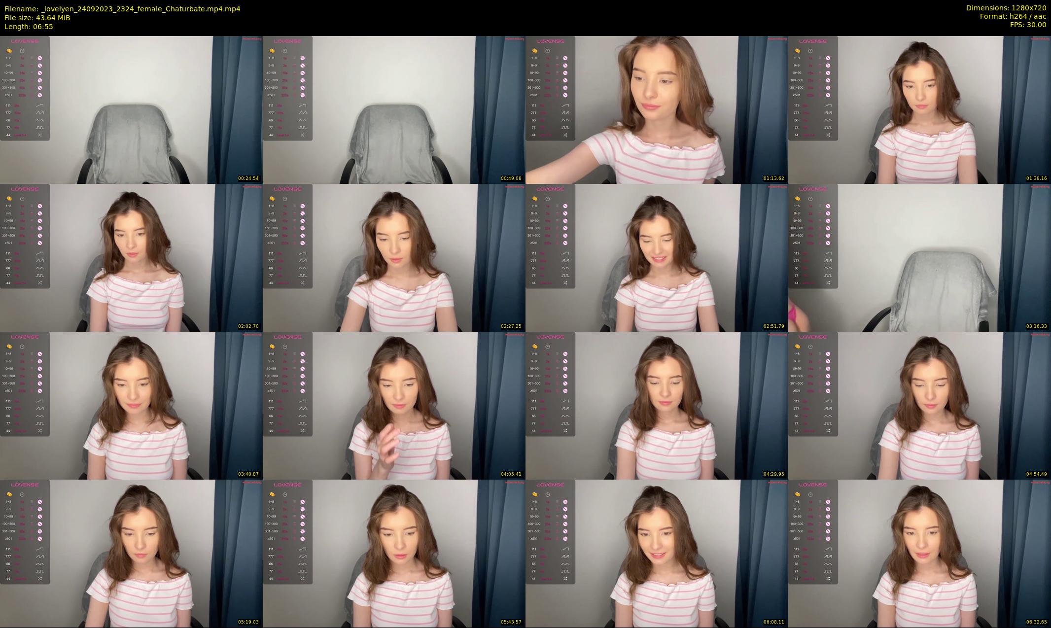 _lovelyen — 7 minute Chaturbate female cam show recording, 720p, Sep 24, 2023