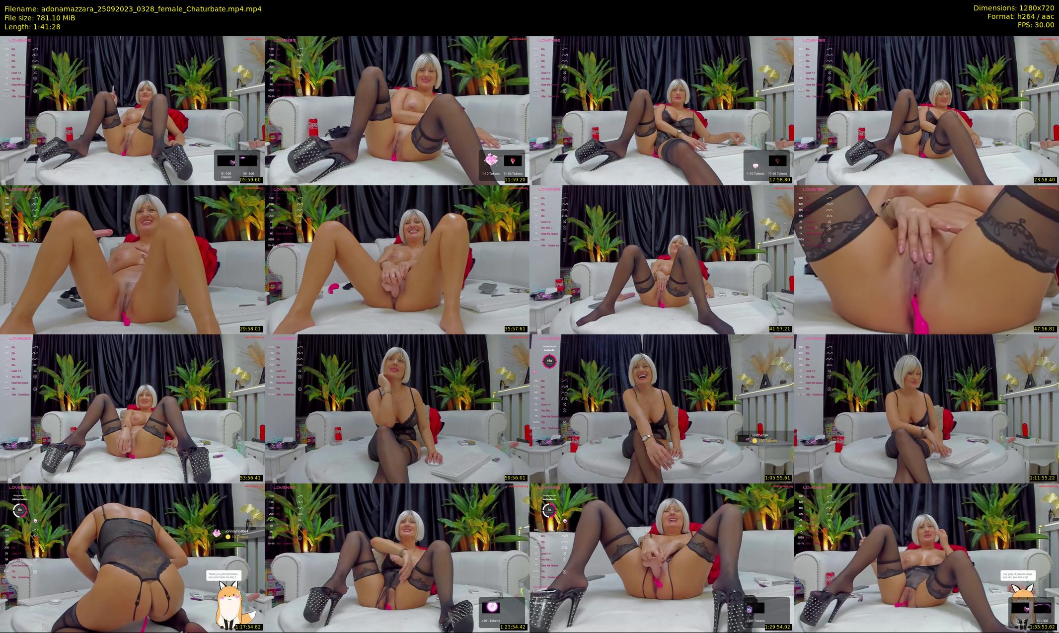 adonamazzara — 102 minute Chaturbate female cam show recording, 720p, Sep 25, 2023