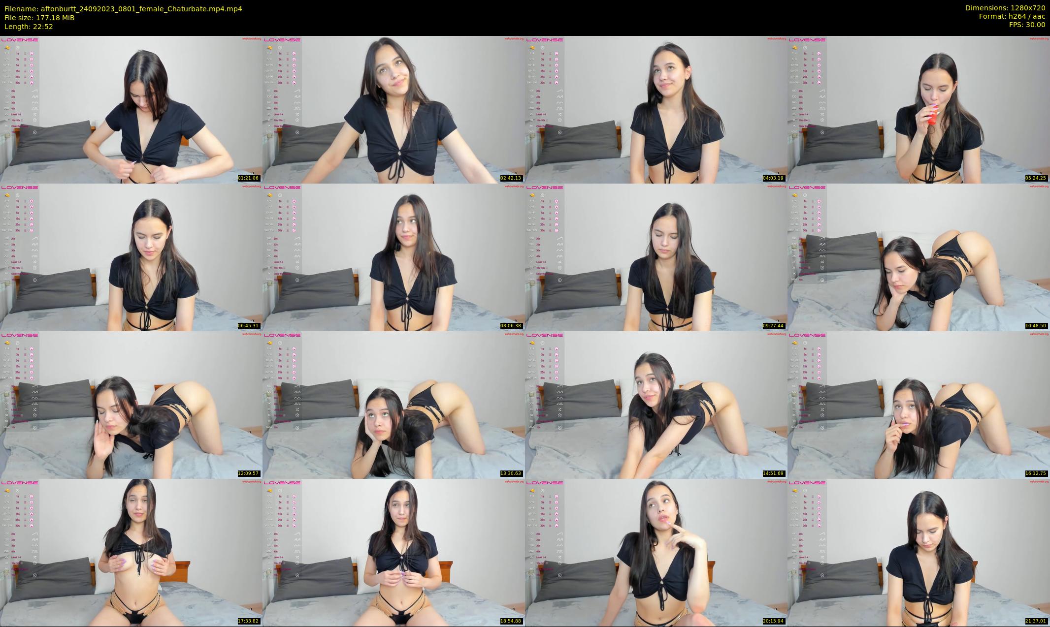 aftonburtt — 23 minute Chaturbate female cam show recording, 720p, Sep 24, 2023