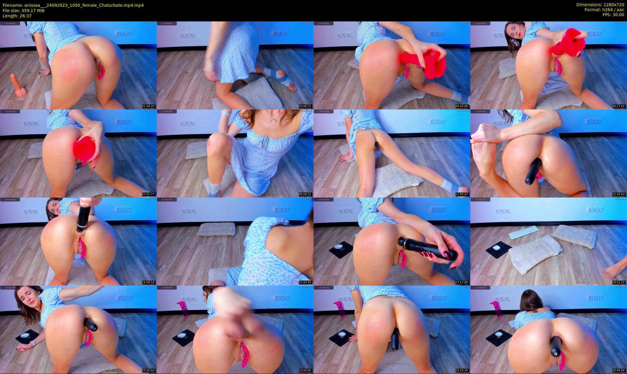 anissaa__ — 27 minute Chaturbate female cam show recording, 720p, Sep 24, 2023