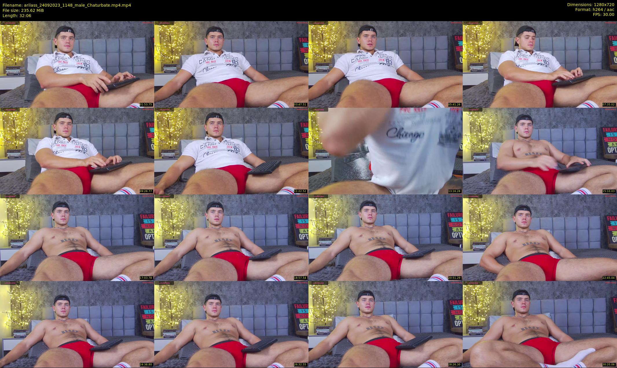 arilass — 33 minute Chaturbate male cam show recording, 720p, Sep 24, 2023